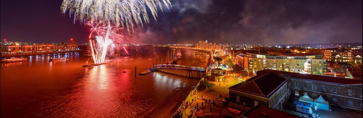 Development River Thames Fireworks