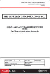 Berkeley Group - Health and Safety Part Three