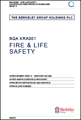 Berkeley Group - Fire and Life Safety