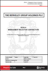Berkeley Group - Management Rules