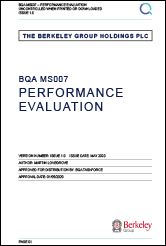 Berkeley Group - Performance Evaluation