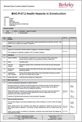 Health Hazards in Construction Version 1