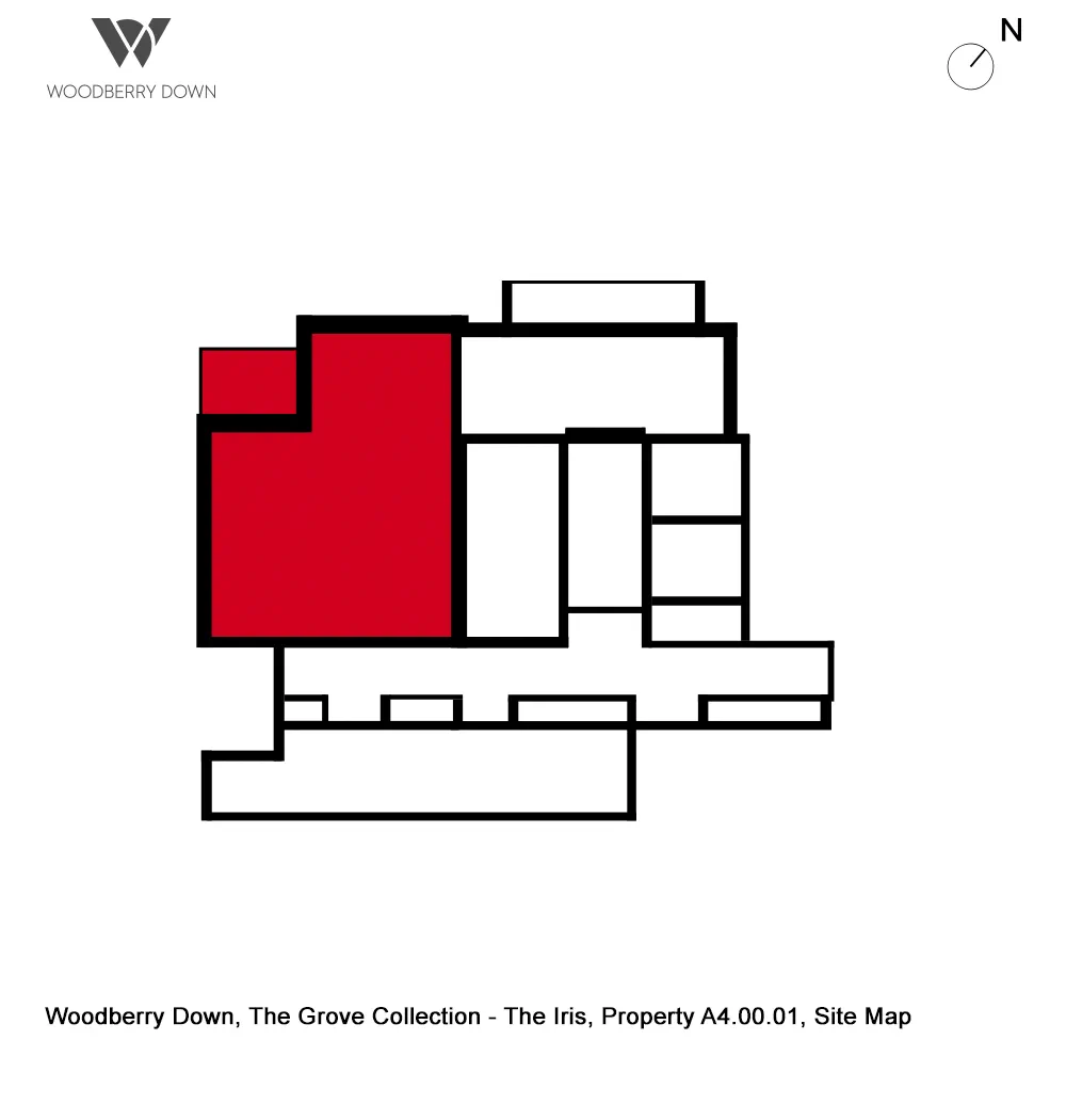 Woodberry Down site plan