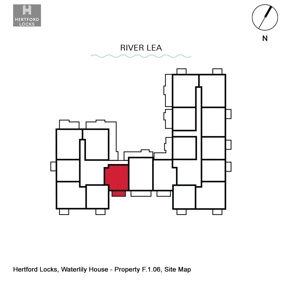 Hertford Locks site plan