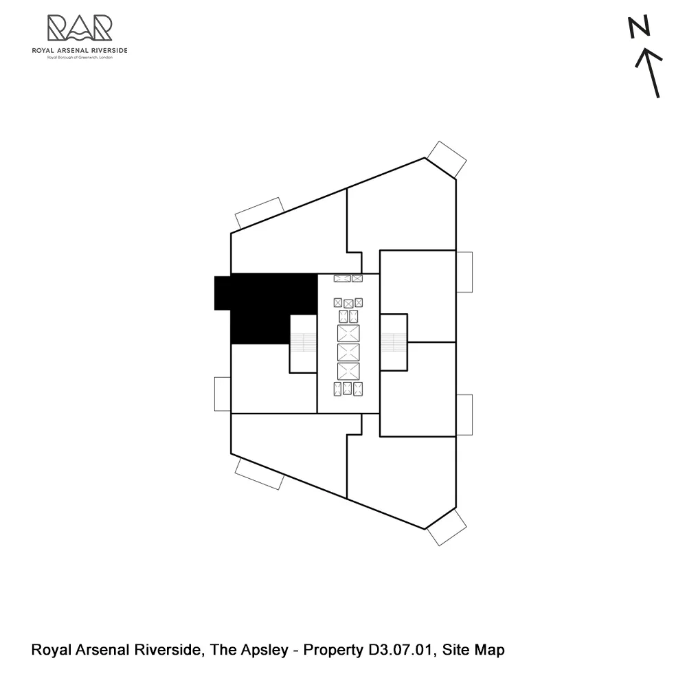 Royal Arsenal Riverside site plan