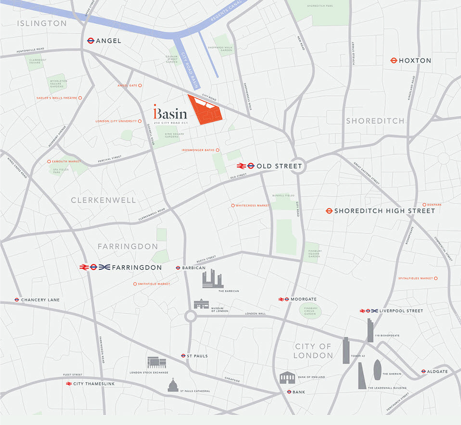 iBasin Location Map
