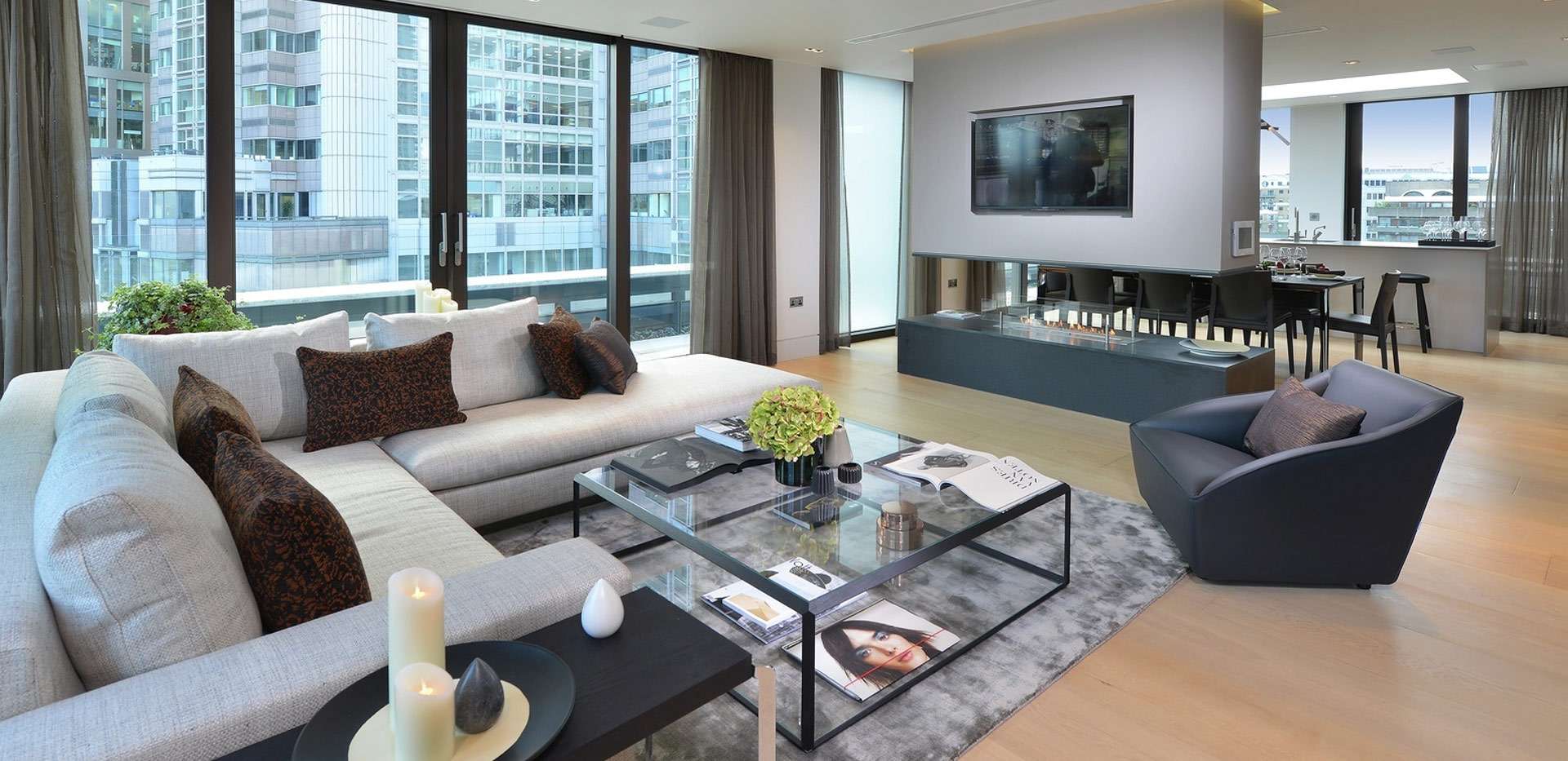 Berkeley, Roman House, Interior, Living