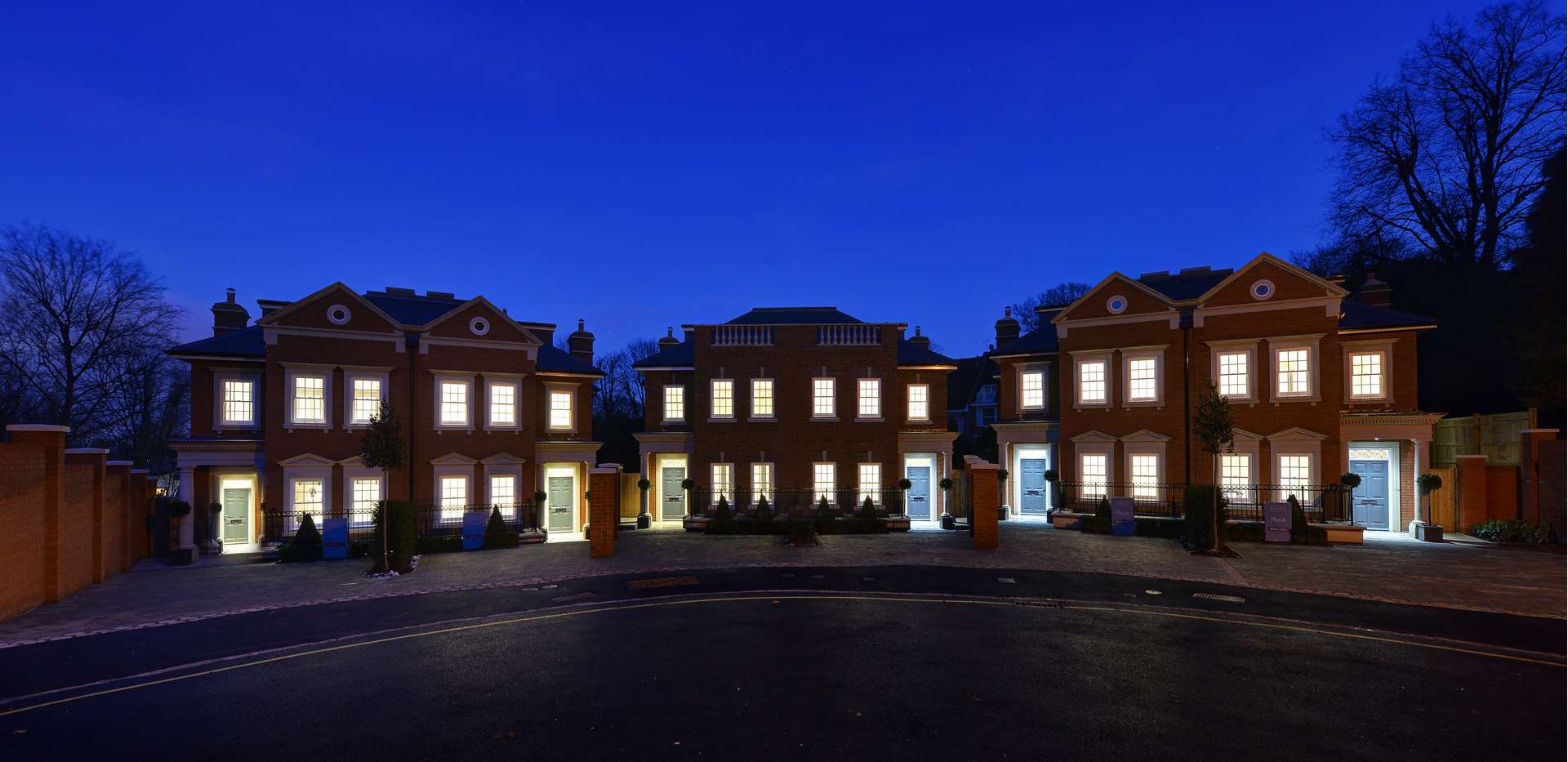 Berkeley, Wimbledon, Marryat Place, Exterior, Street Scene, Dusk