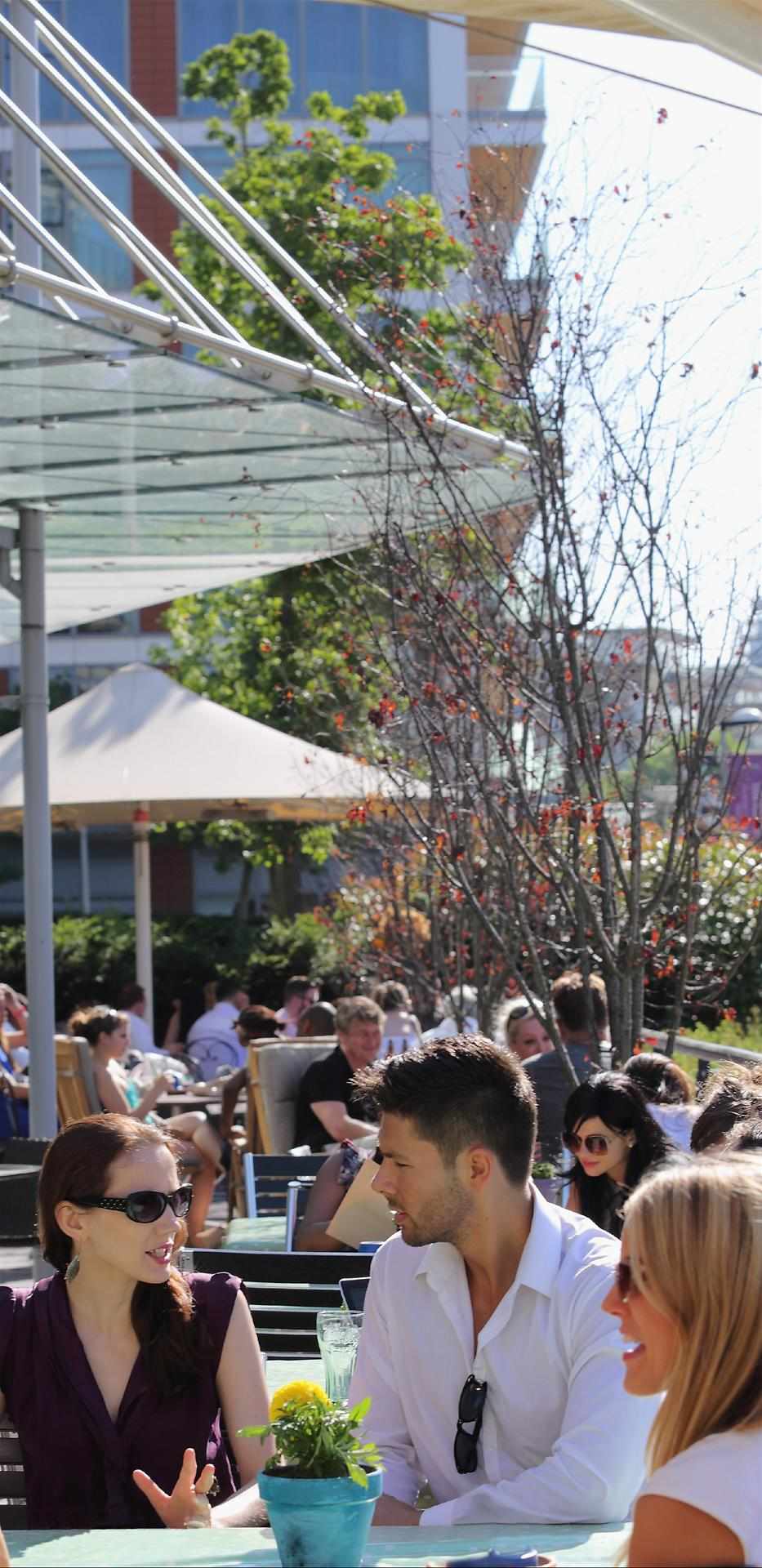 St George, Battersea Reach, The Waterfront terrace, Lifestyle