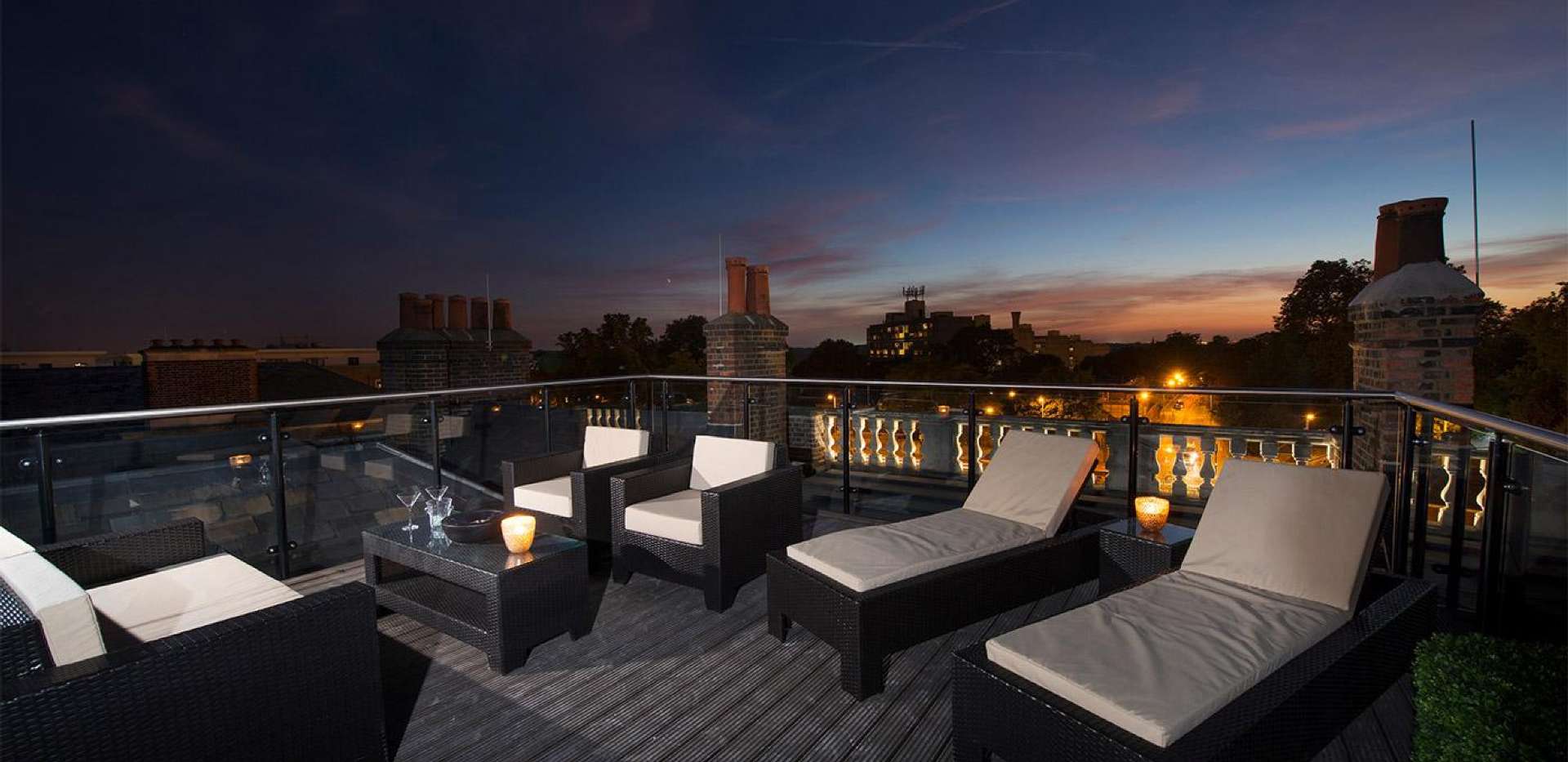 St James, Roehampton House, Roof Terrace, Interior