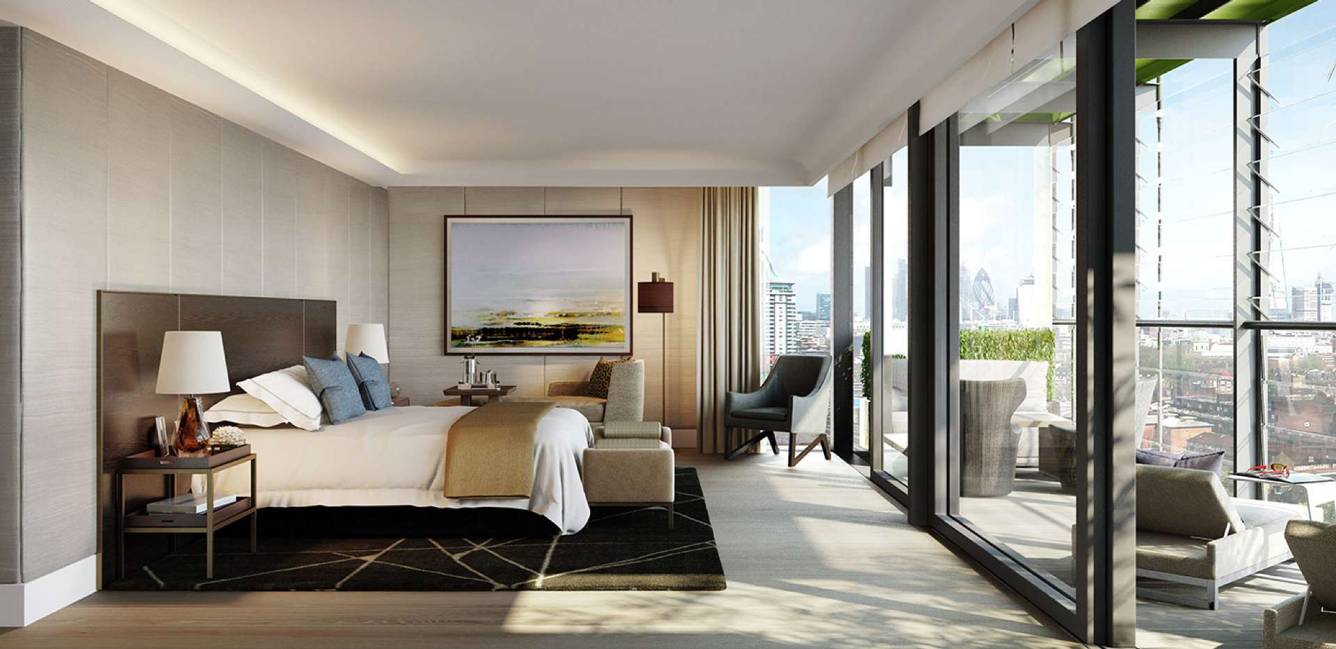 St James, Merano Residences, Bedroom, CGI, Interior