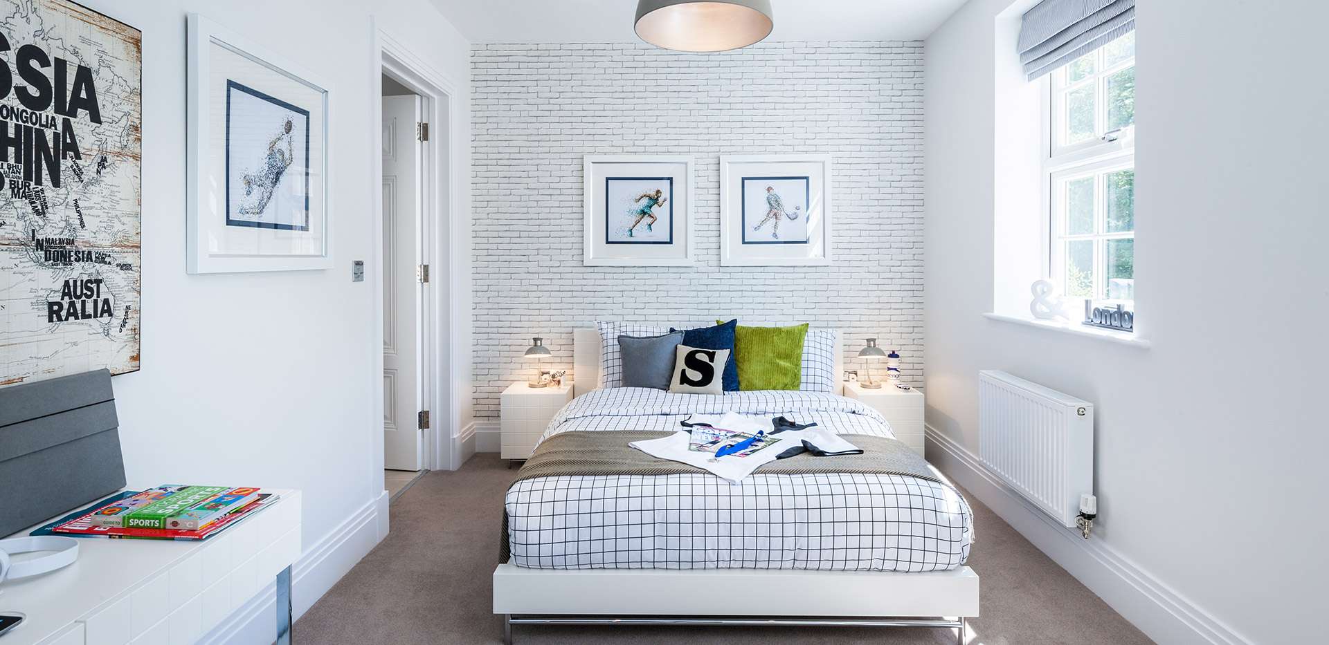 Berkeley, Fiennes Park, Bedroom, Green, Showhome