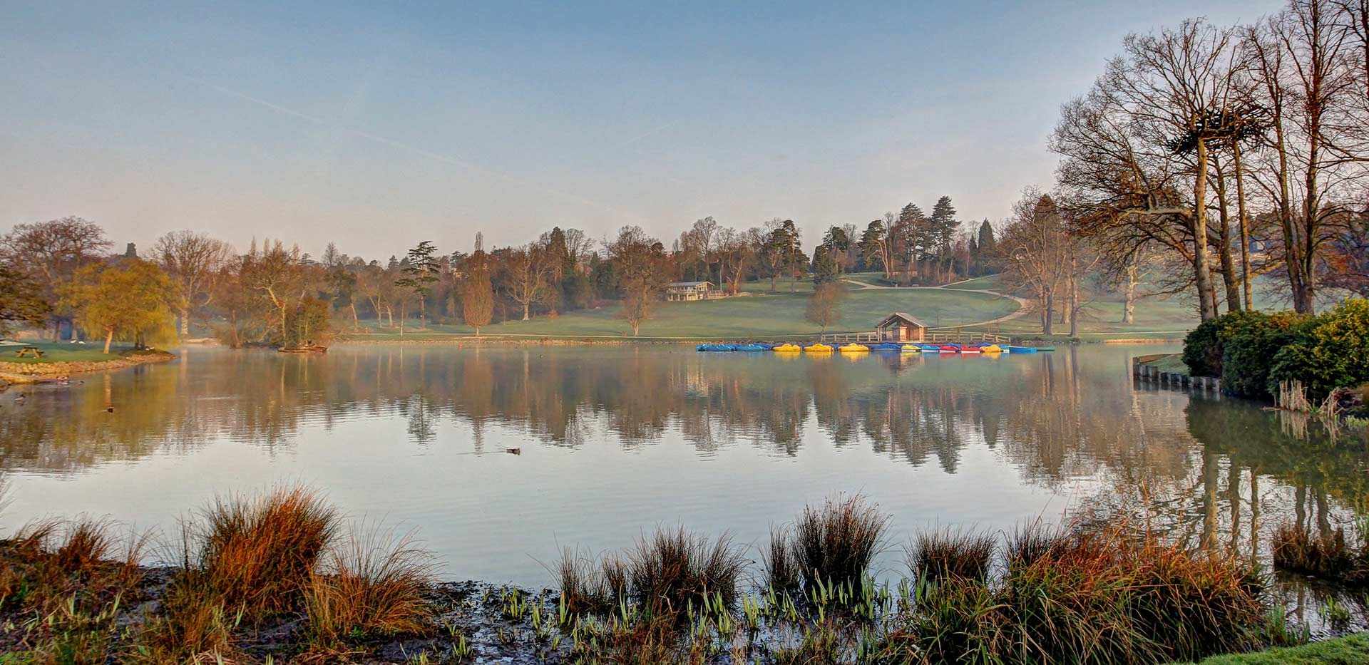 Berkeley, Royal Wells Park, Pond, Local Area