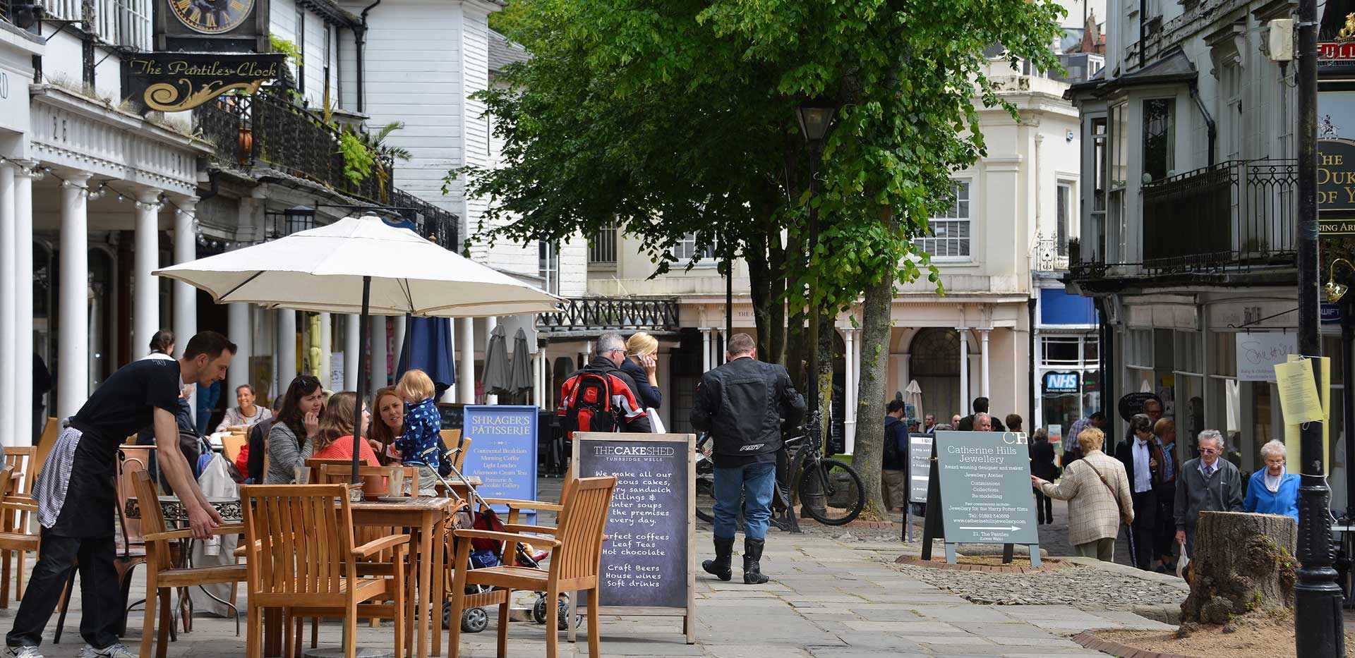 Berkeley, Royal-Wells-Park, Cafes, Local Area