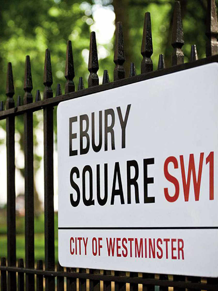 Berkeley, Ebury Square, Road Sign, Local Area