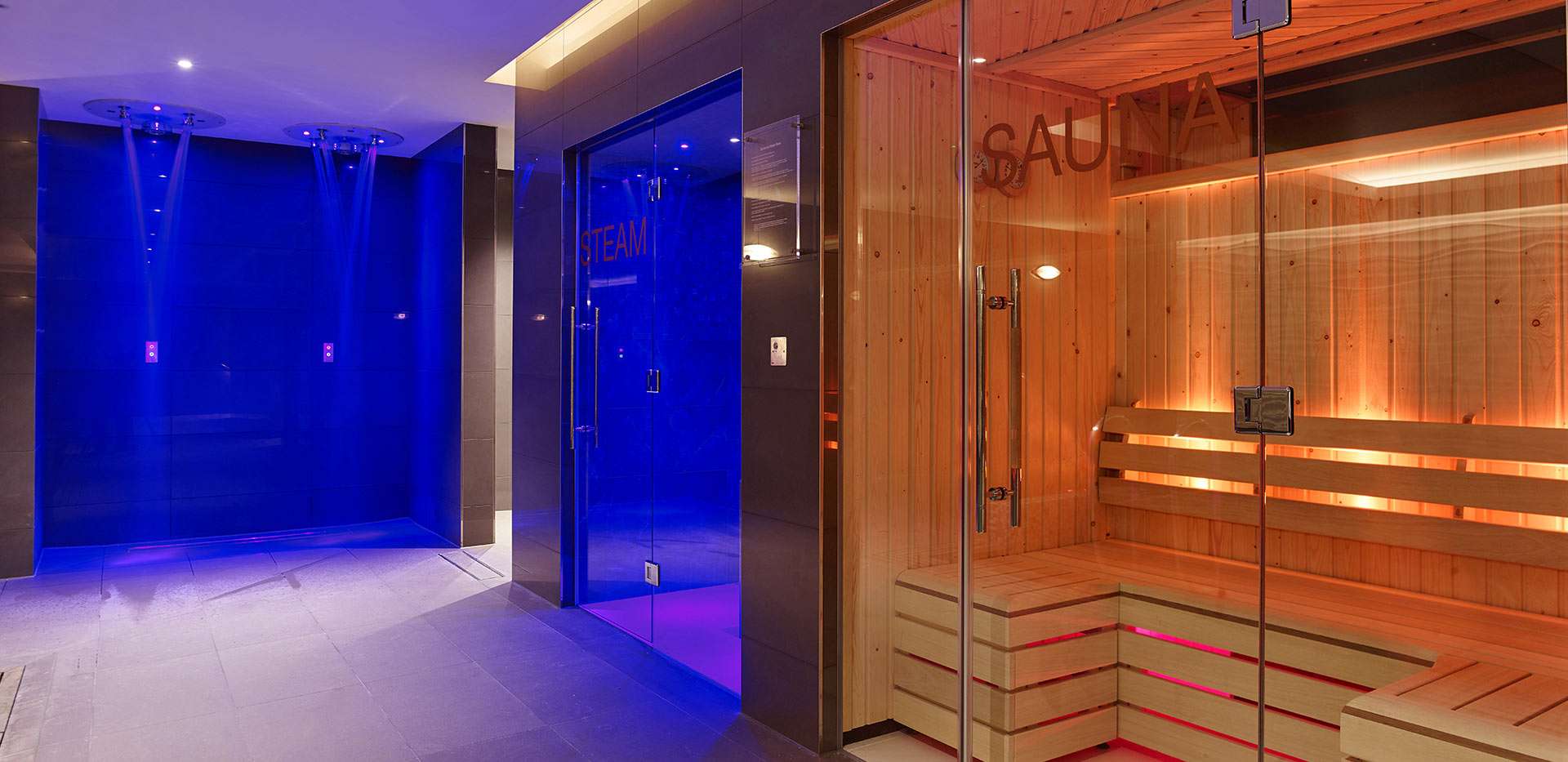 St George, Dickens Yard, The Spa, Steam Sauna