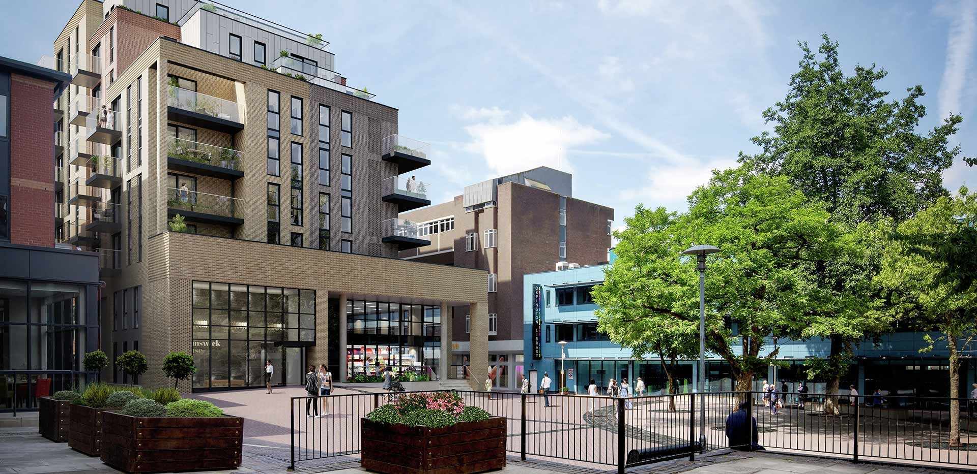 Berkeley, Brunswick Square Exterior CGI