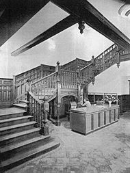 St James, Queens Acre, Butlers Court, Stairs, Historic, Interior