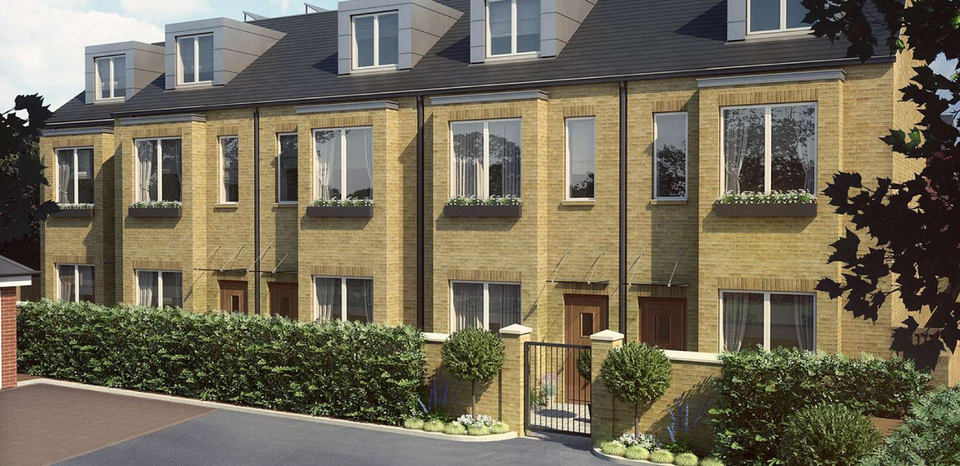 Berkeley, Holmhurst Mews, West Mews, CGI, Exterior