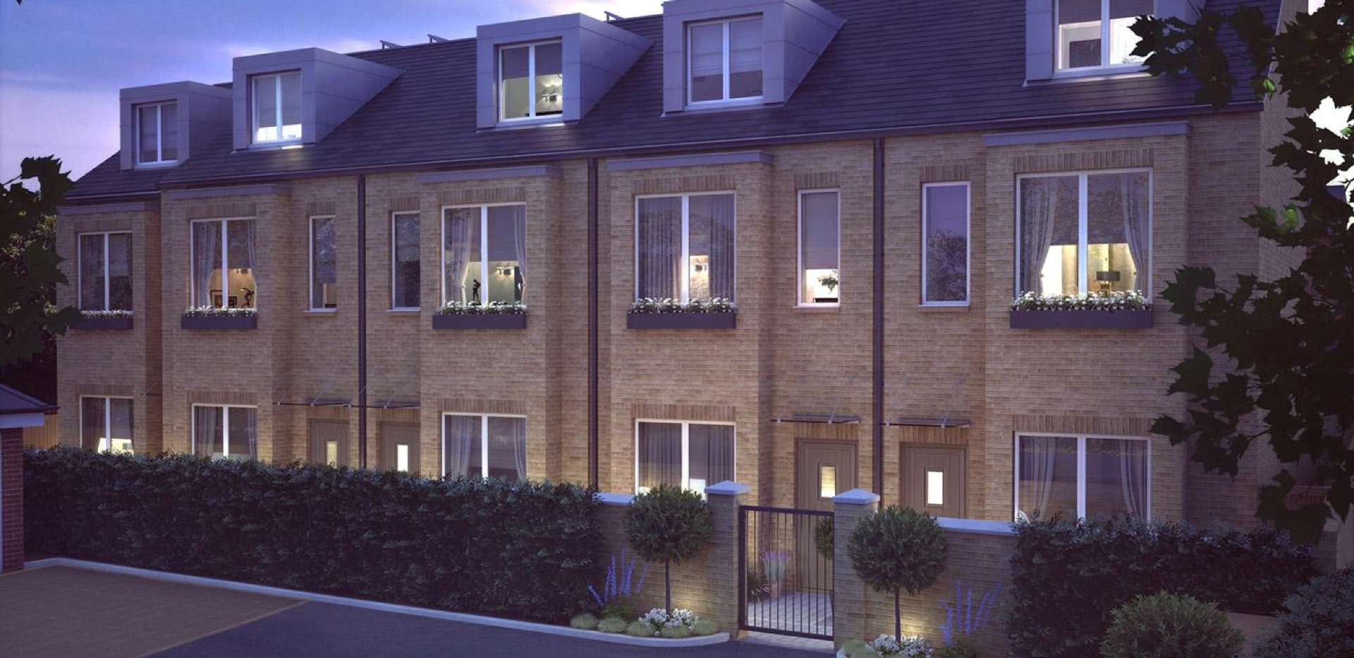 Berkeley, Holmhurst Mews, West Mews, CGI, Exterior