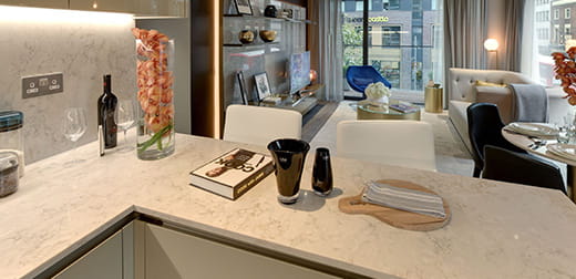 Berkeley, Goodmans Field, Apartment 105, Kitchen