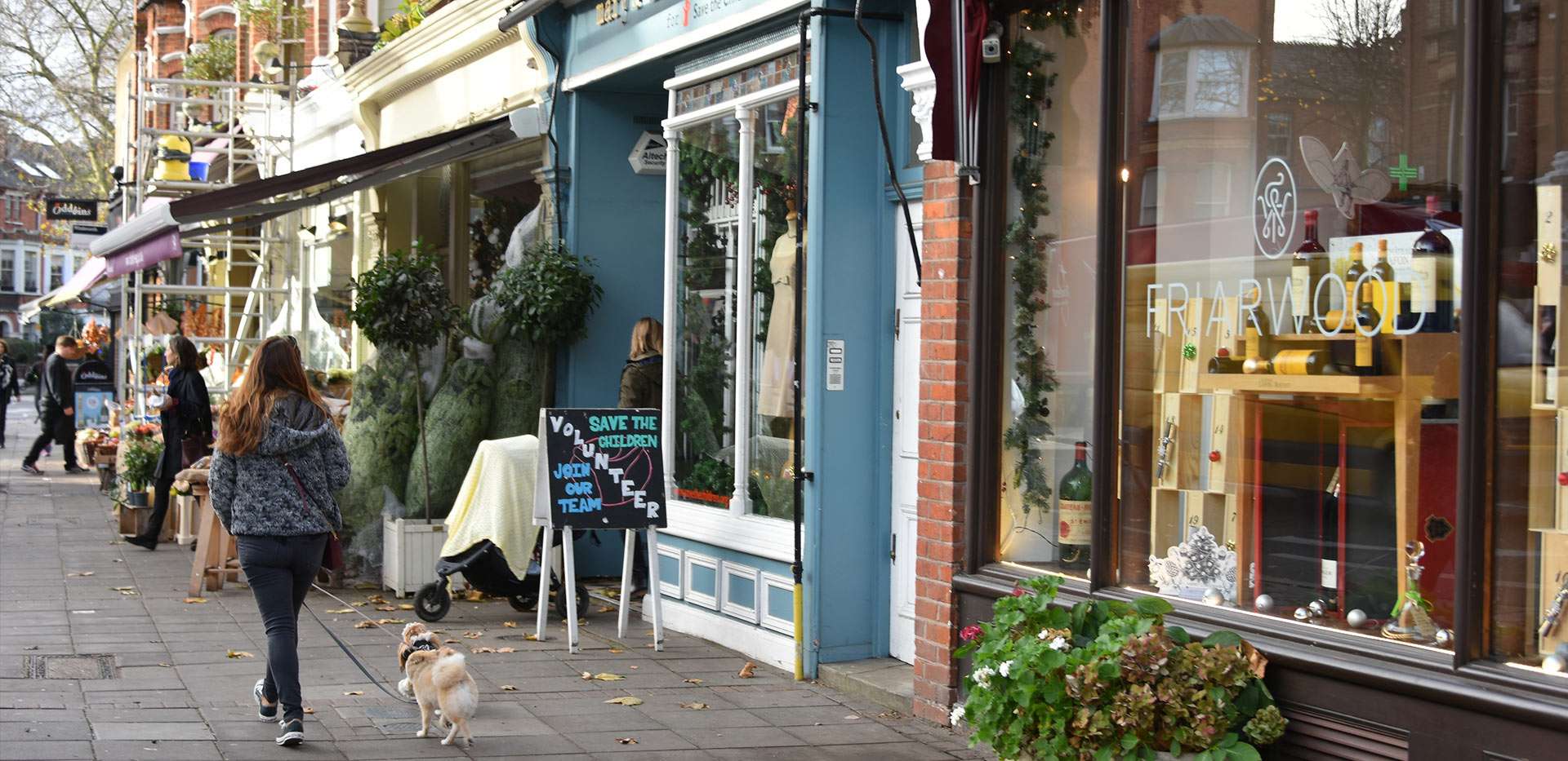 St James, Hurlingham Walk, Shops, Local, View