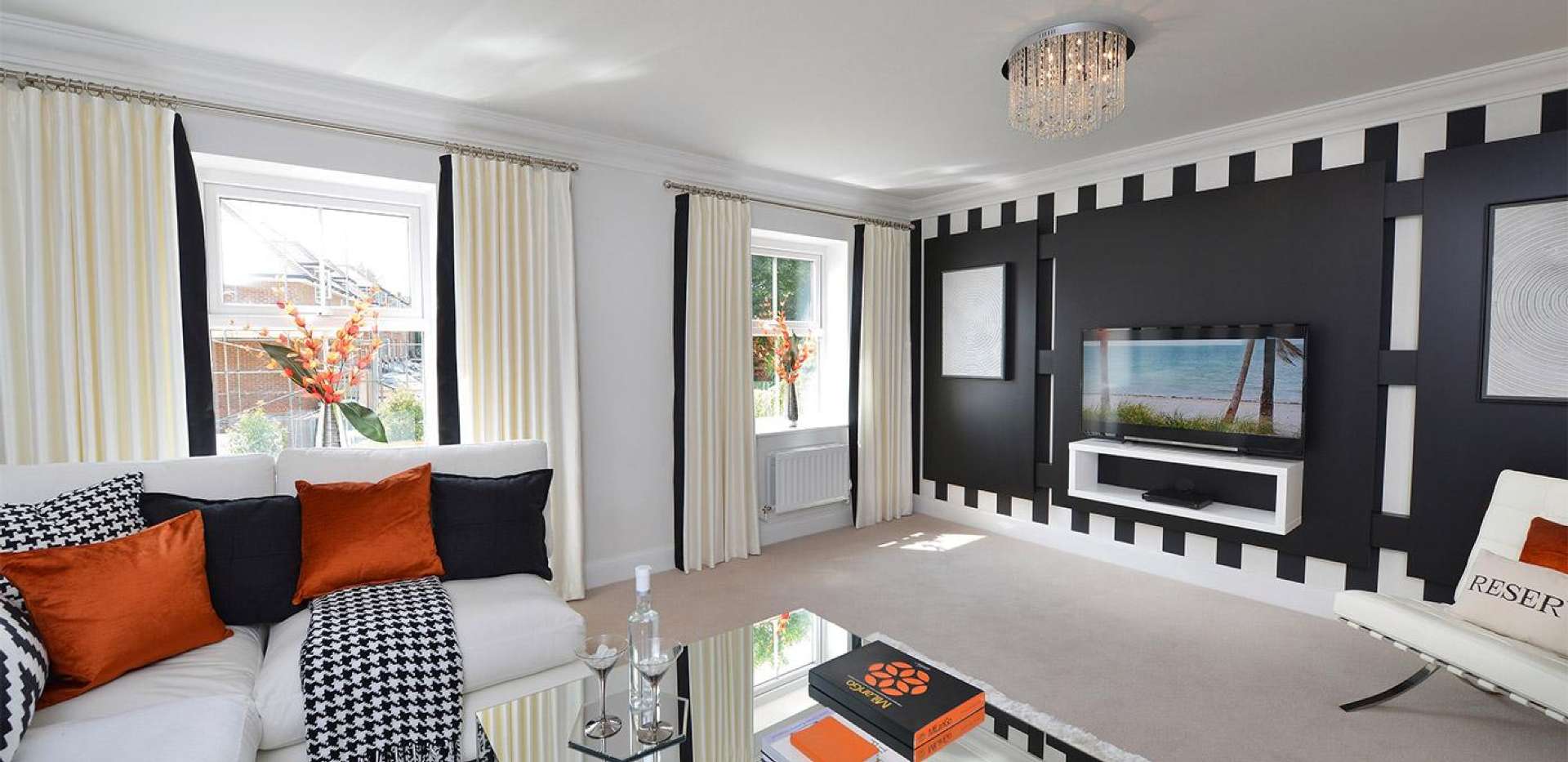 Berkeley, Winton Place, Show Home, Lounge, Living Room, Interior