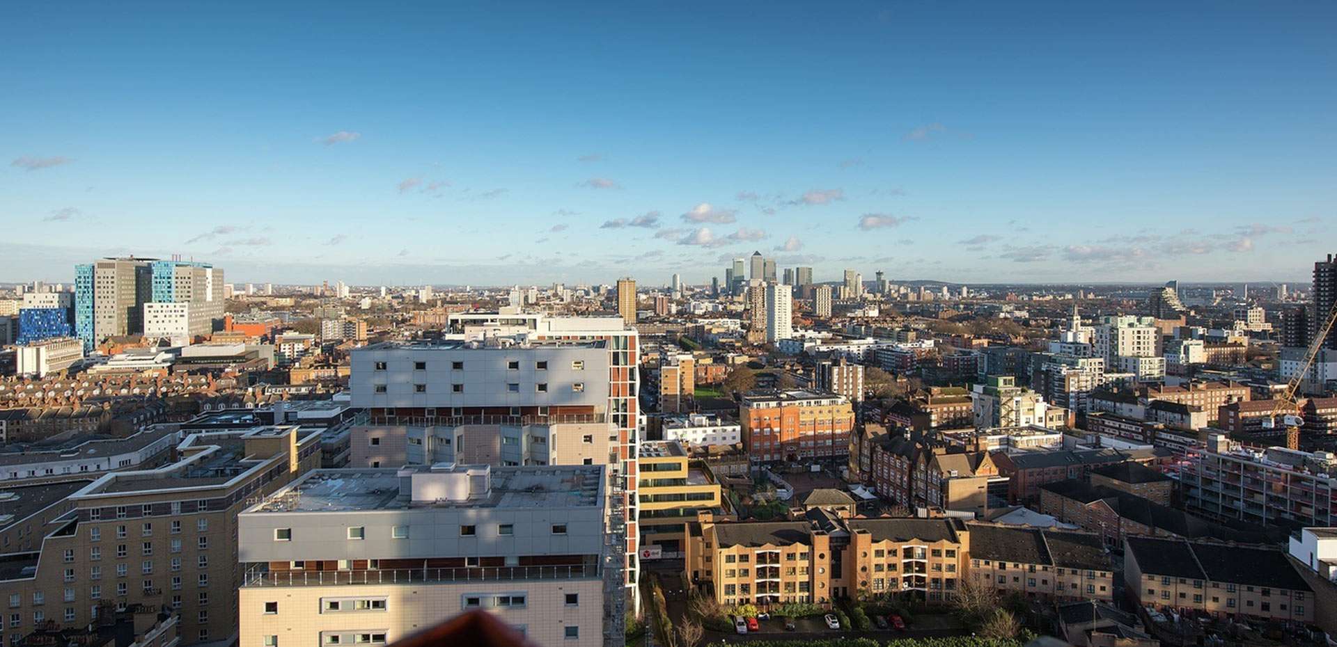 Berkeley, Goodman's Fields, Meranti House, Exterior, East Garden, View