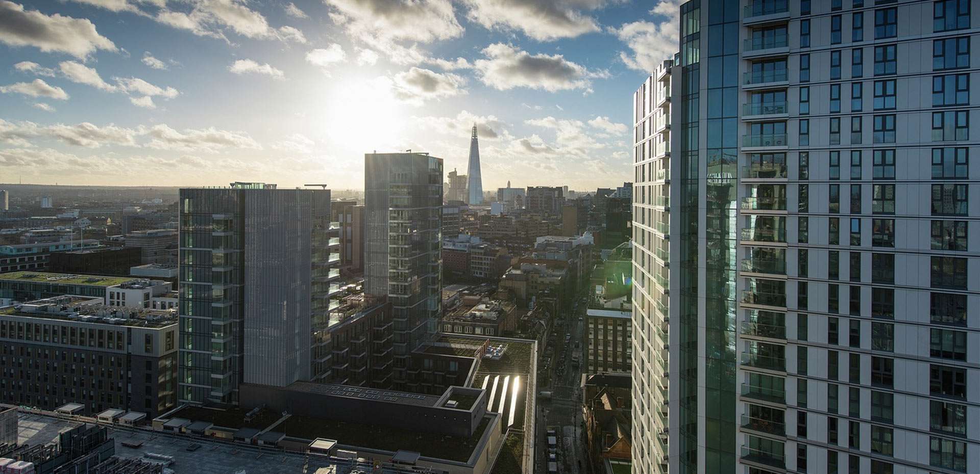 Berkeley, Goodman's Fields, Meranti House, Exterior, Skyline, View