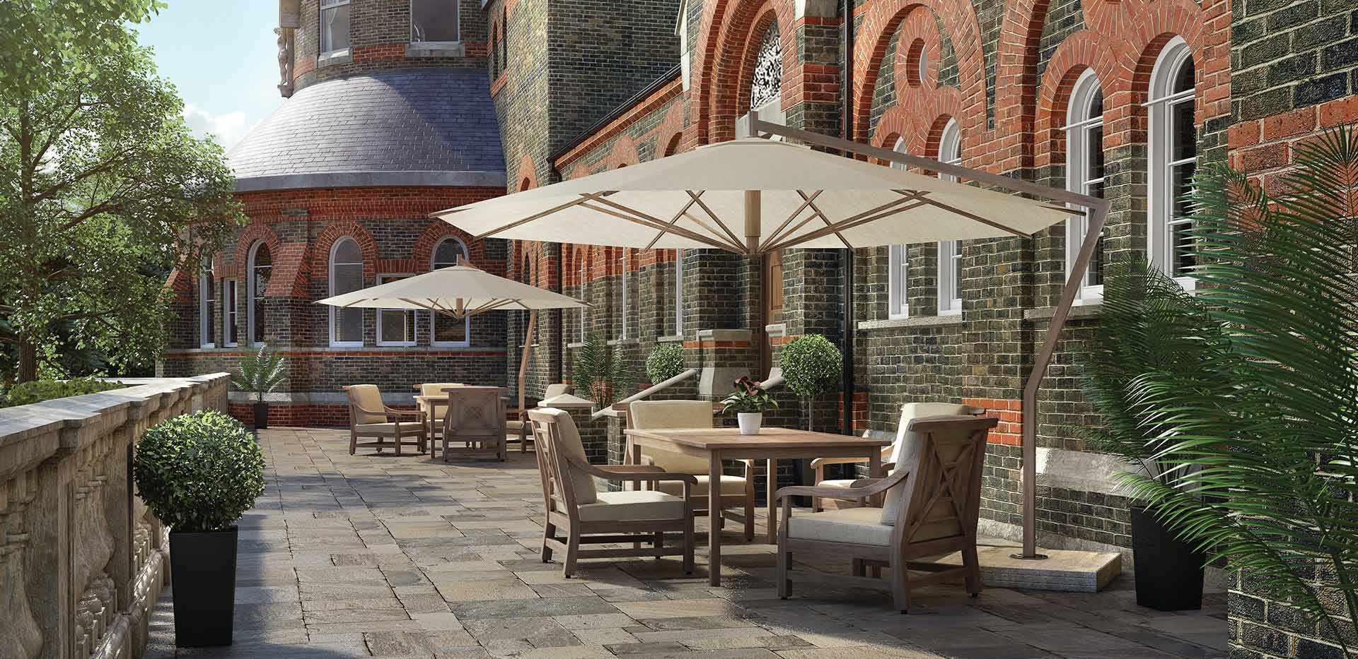 Berkeley, St Joseph's Gate, Exterior, Terrace View