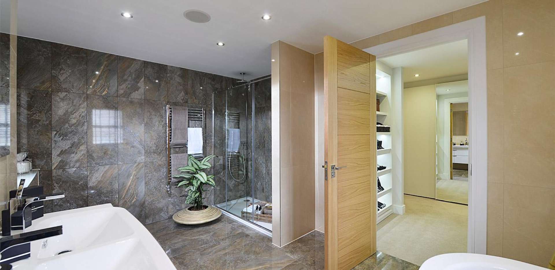 St James, Queen Mary's Place, Show Home, Bathroom, En-suite, Dressing Area, Interior