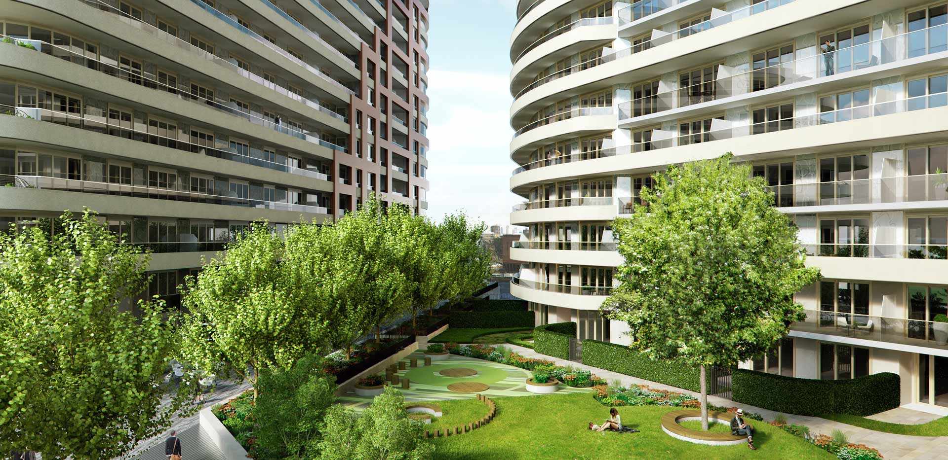 Berkeley, Vista, Towers & Garden