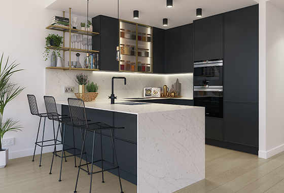 Berkeley, 250 City Road, Hoxton, Kitchen