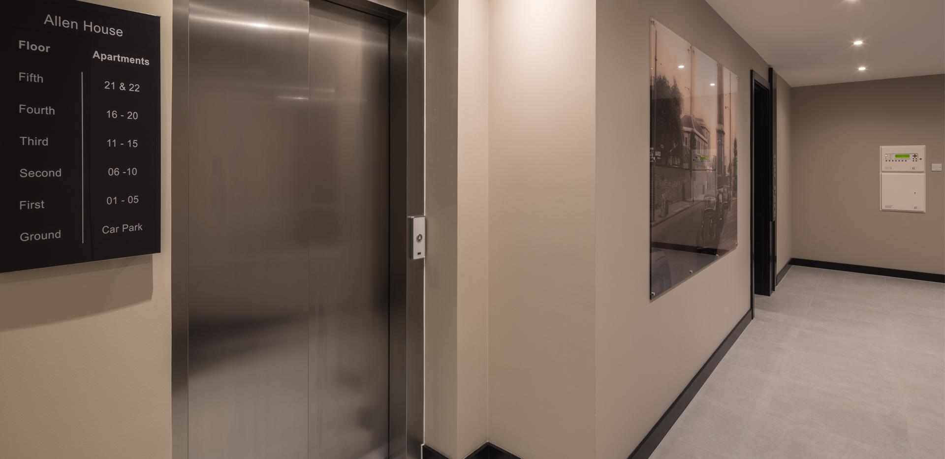 St James,Heritage Walk, Interior, Lift