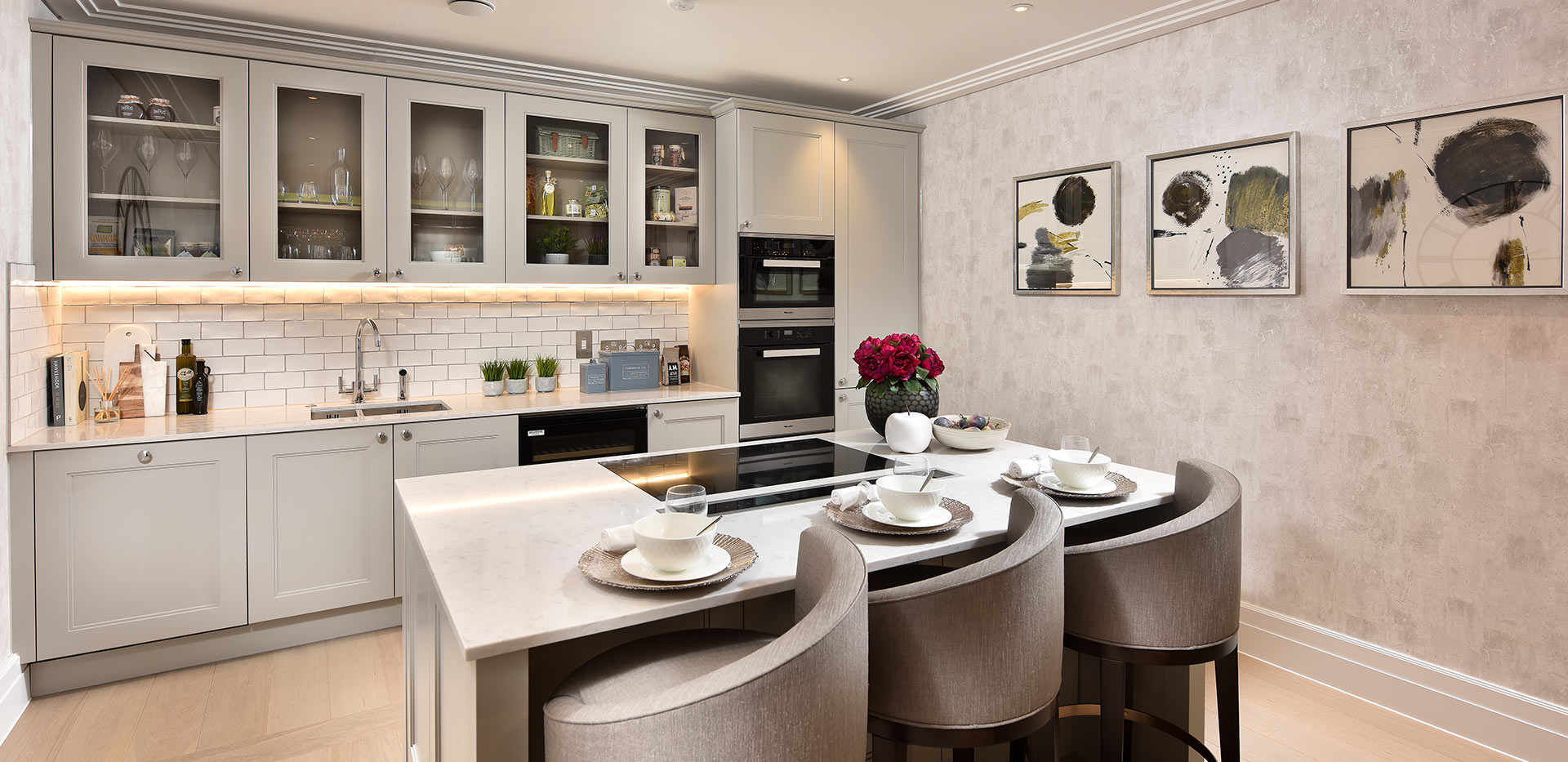 Berkeley, Wimbledon Hill Park, Interior, Wellington Row, Kitchen / Dining