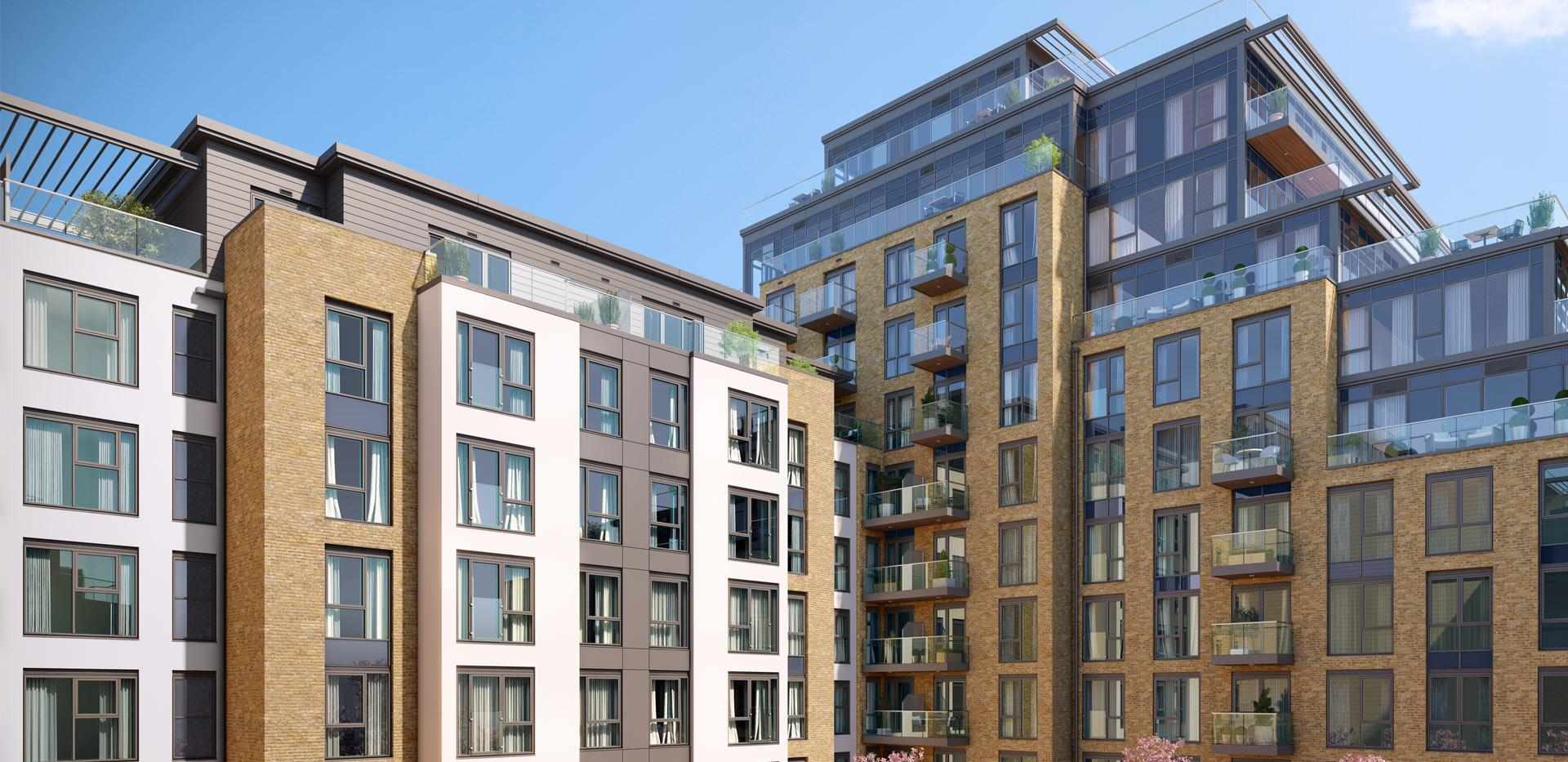 St George, Battersea Reach, Liberty House, Exterior