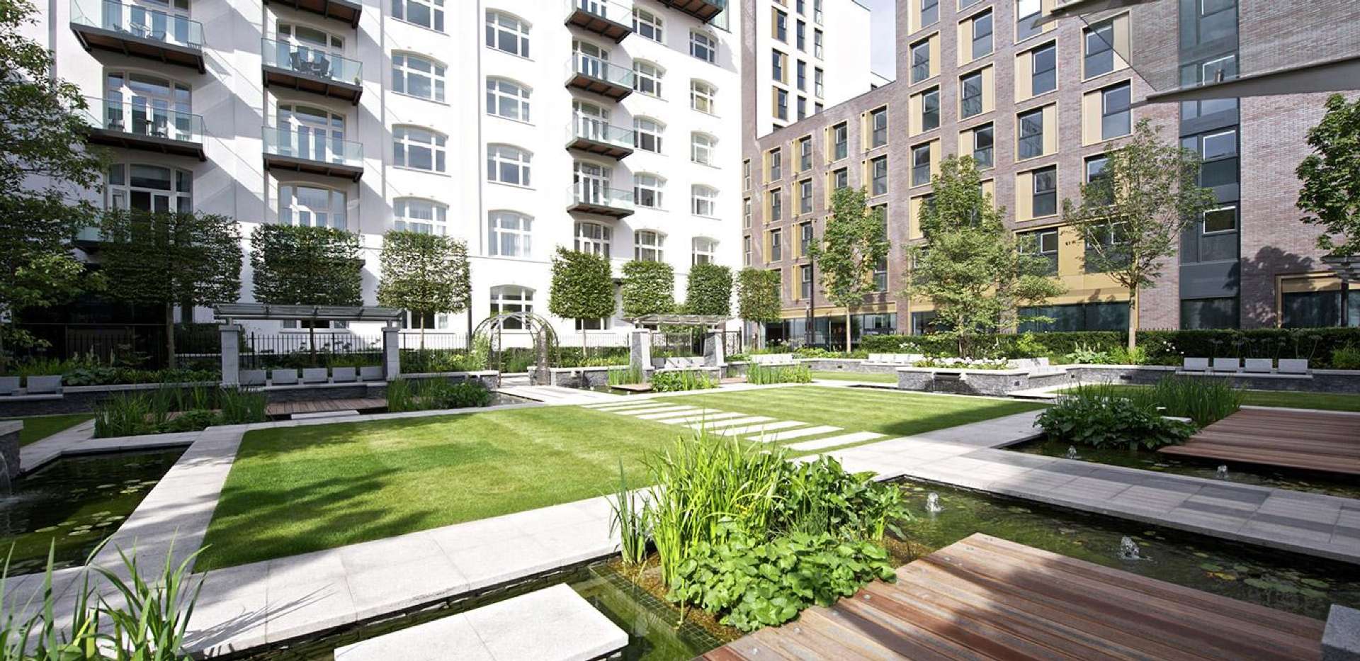 Berkeley, Goodman's Fields, Four Seasons Garden, CGI, Exterior