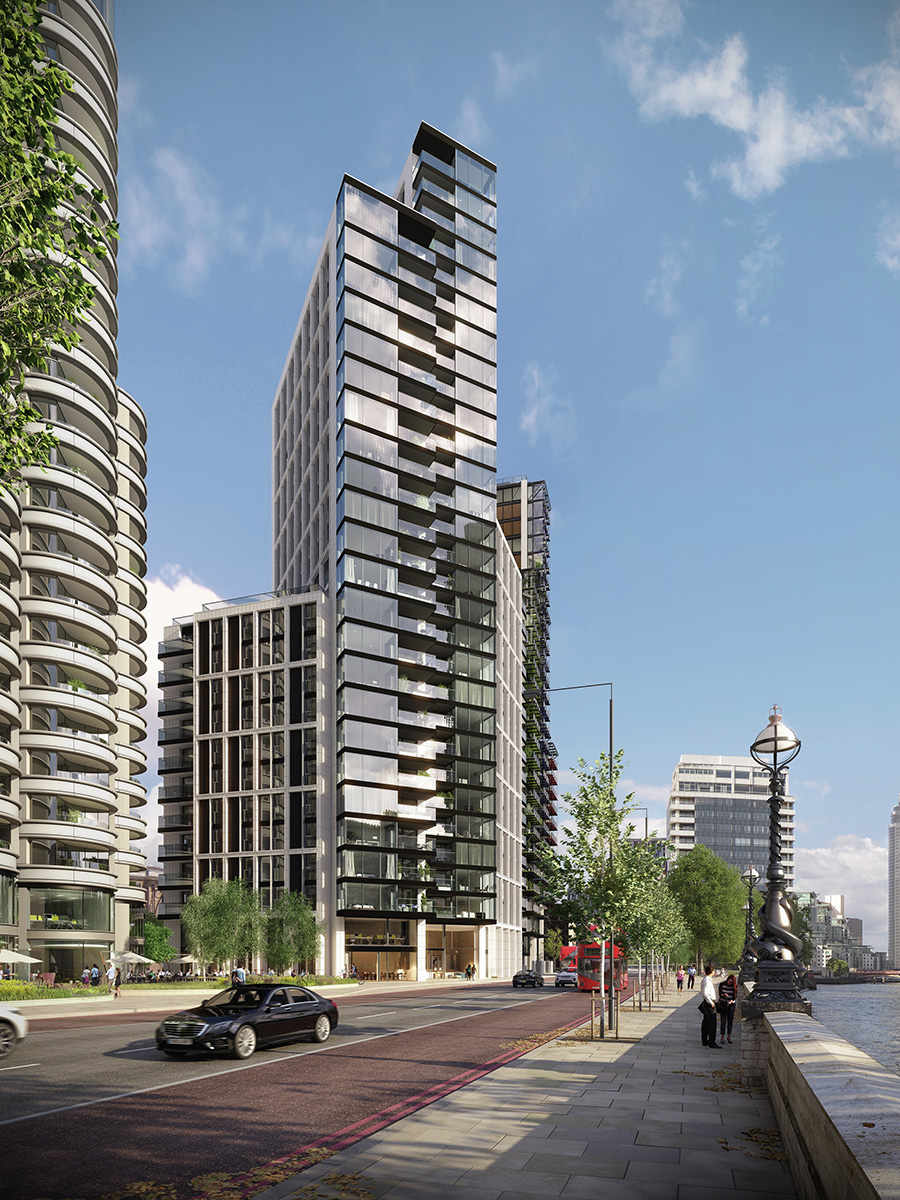 St James, Albert Embankment, The Dumont, Exterior, Daytime