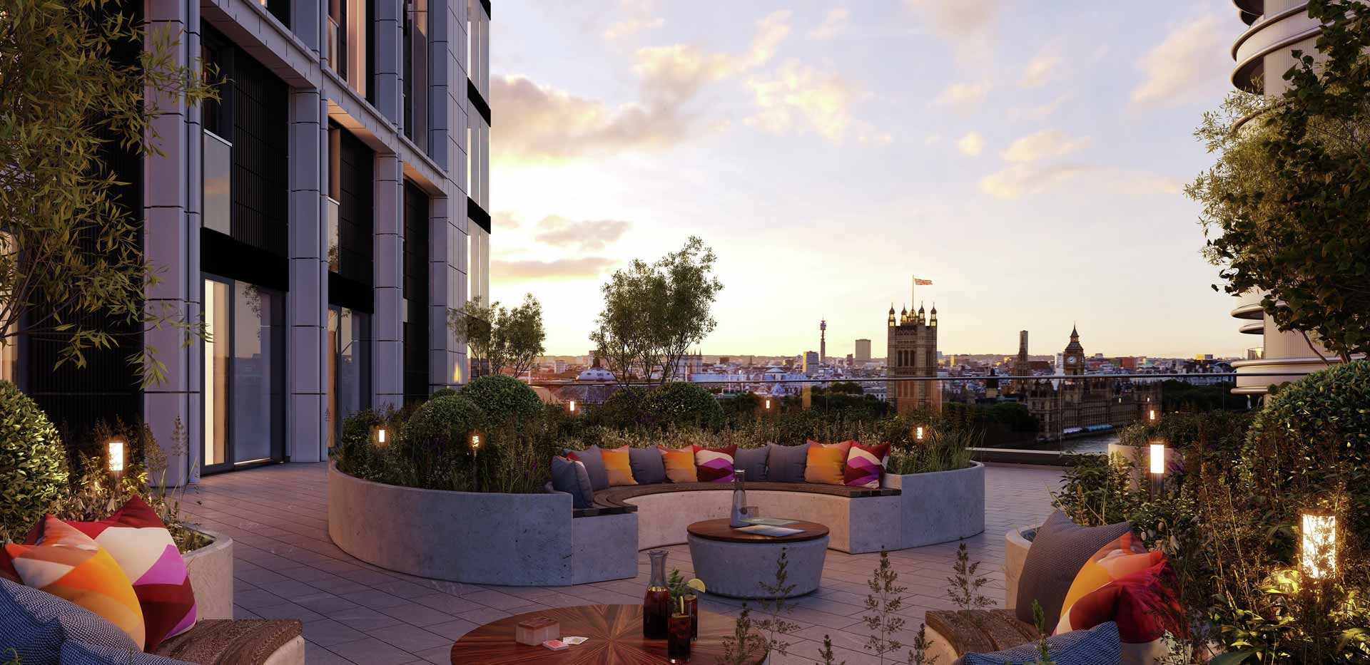 St James, Albert Embankment, The Dumont, Facilities, Secret garden