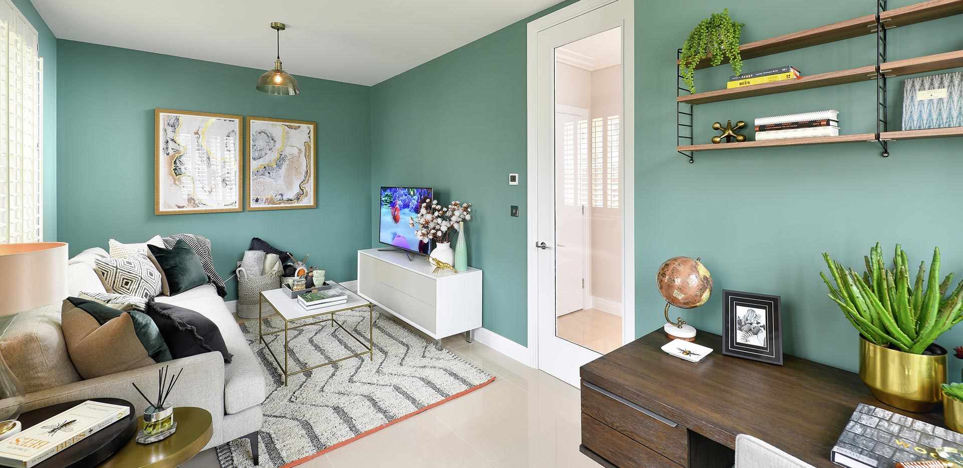 St James, Brewery Gate, Showhome, Interior, Plot 6, Living