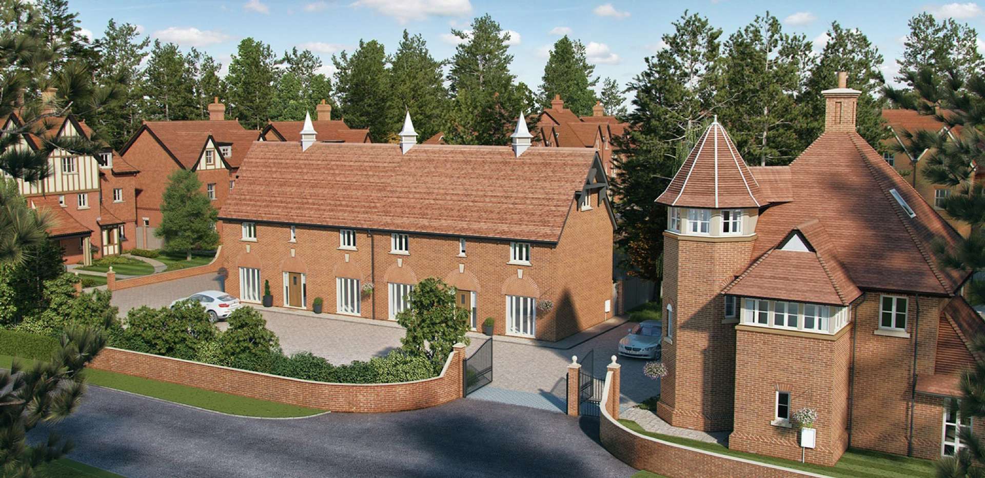 Berkeley, Queensbury Gardens, Houses, Exterior