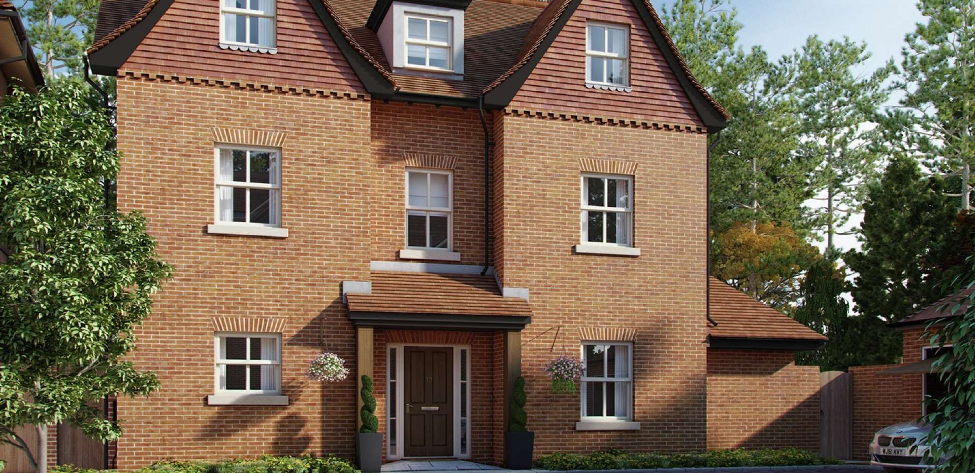 Berkeley, Queensbury Gardens, Front, Exterior