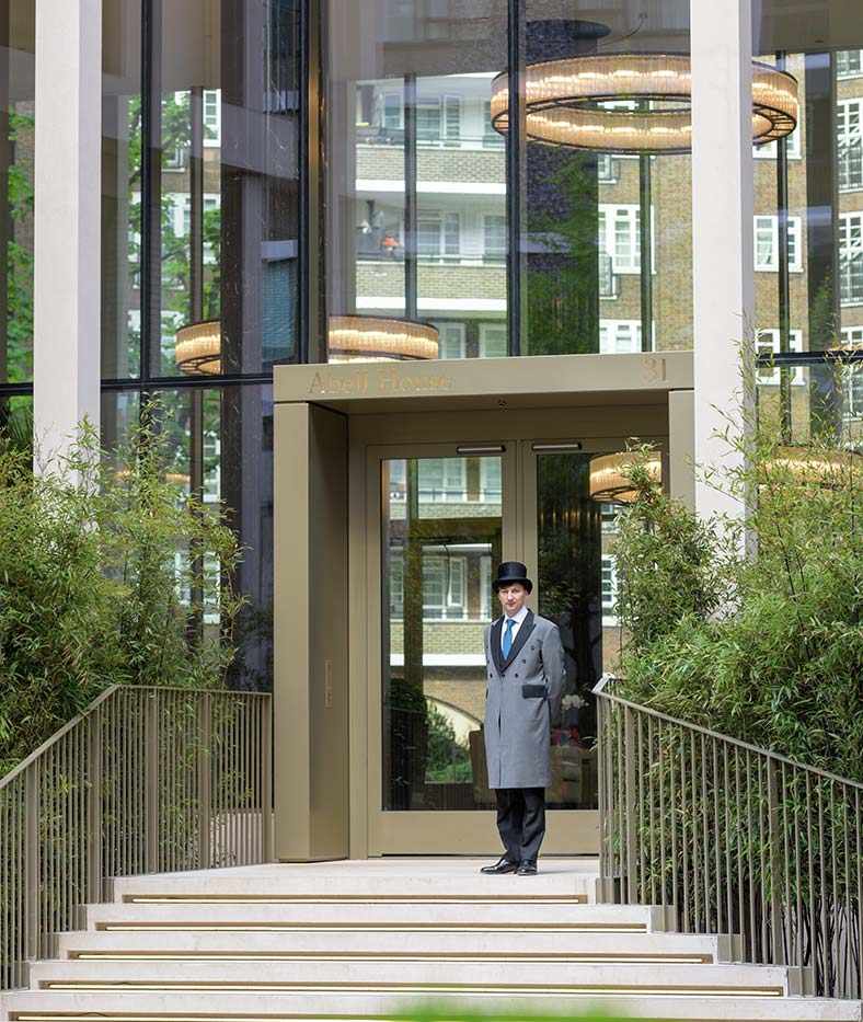 Berkeley, Abell and Cleland, Exterior, Entrance