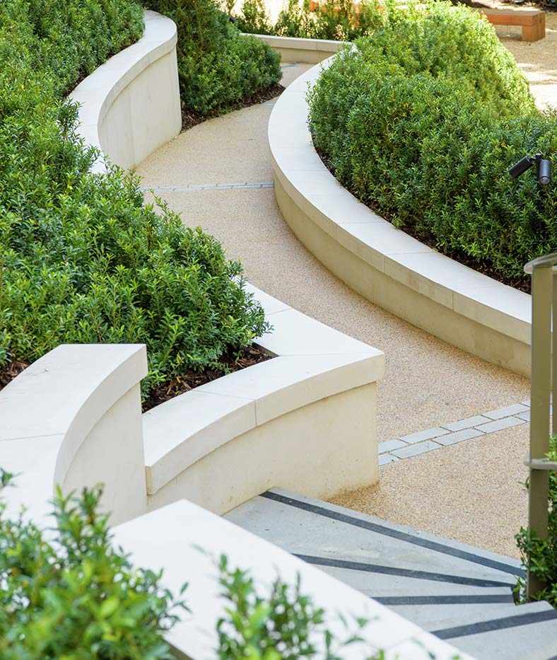 Berkeley, Abell and Cleland, Facilities, Garden