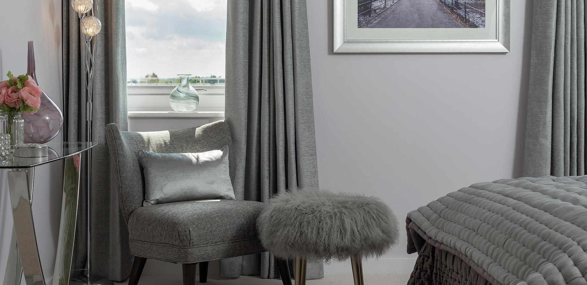 St. Edward, Stanmore Place, Interior, Show Apartment, Bedroom Details