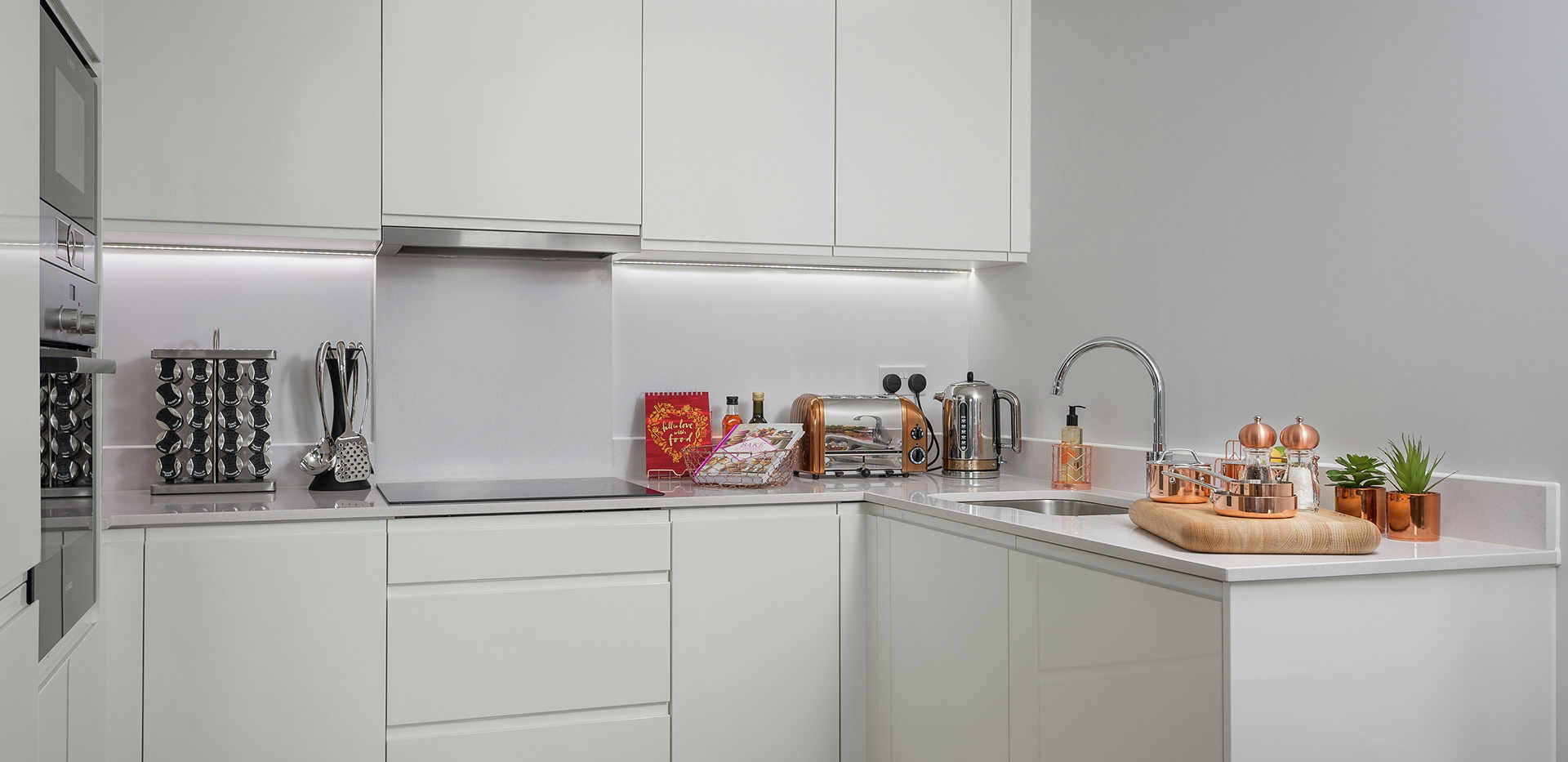 St. Edward, Stanmore Place, Interior, Show Apartment, Kitchen