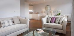 St. Edward, Stanmore Place, Interior, Show Apartment, Living Room