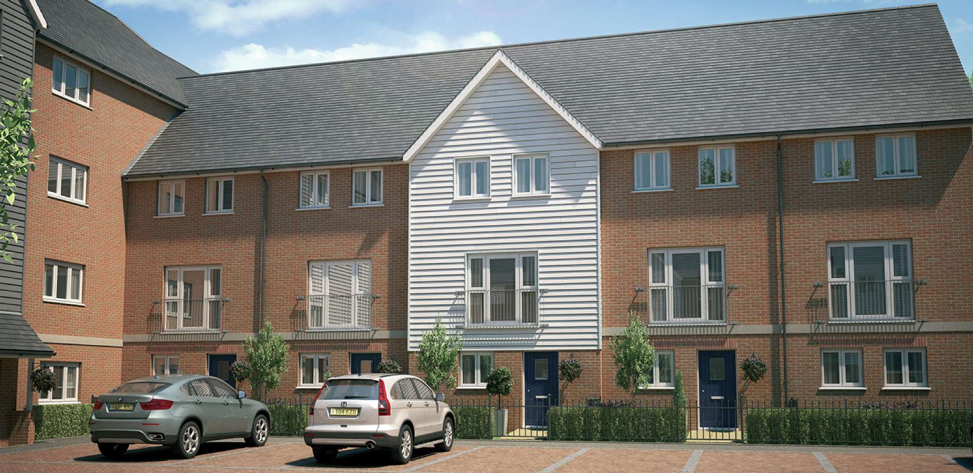 Berkeley, Kingsbrook Park, Kings Court, Houses, Exterior