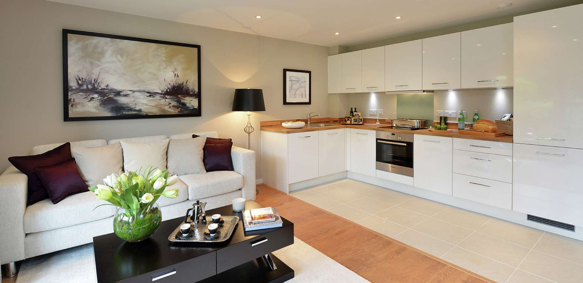 Berkeley, Kingsbrook Park, Kitchen, Lounge, Interior