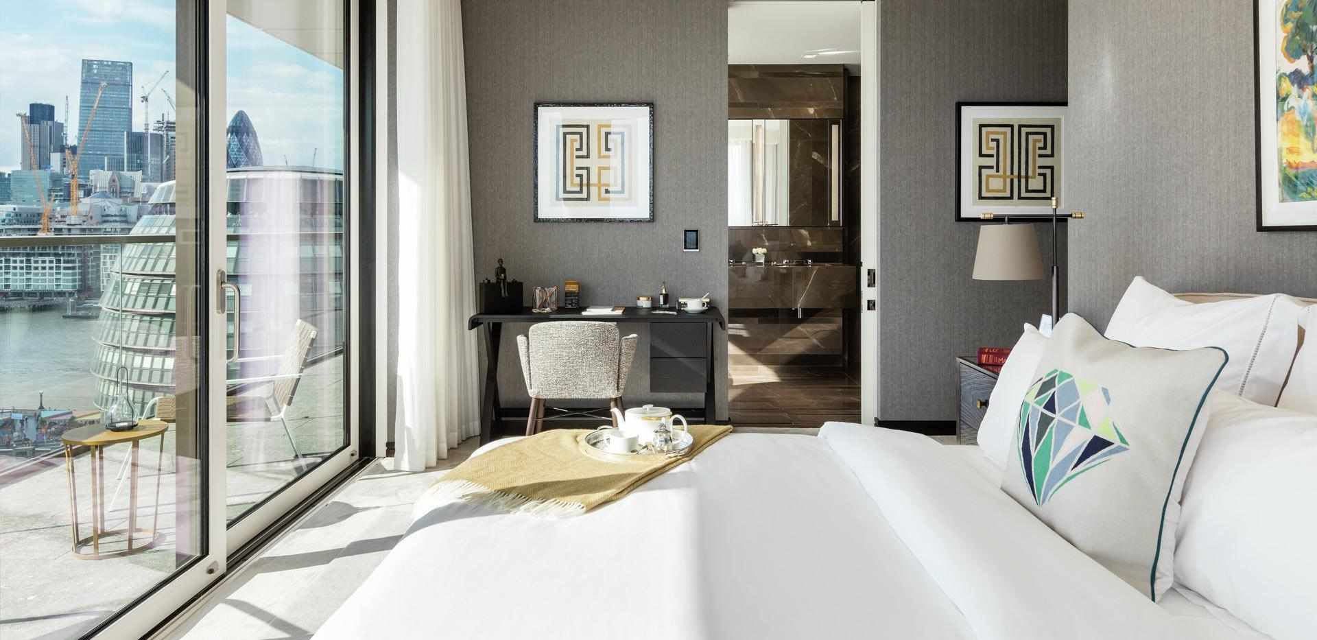 Berkeley, One Tower Bridge, Interior Image, Bedroom